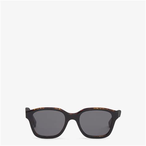 fendi two-tone d-frame acetate sunglasses|FF Diamonds .